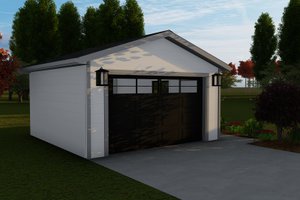 Exterior - Front Elevation 4 for Traditional House Plan #1060-93, 0 bath