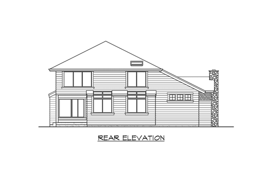 Exterior - Other Elevation 2 for Craftsman House Plan #132-144 - 3 bed, 2.5 bath