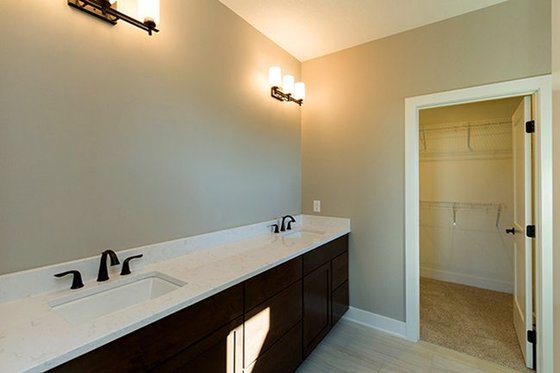 Interior - Master Bathroom 1 for Ranch House Plan #70-1458 - 2 bed, 2 bath