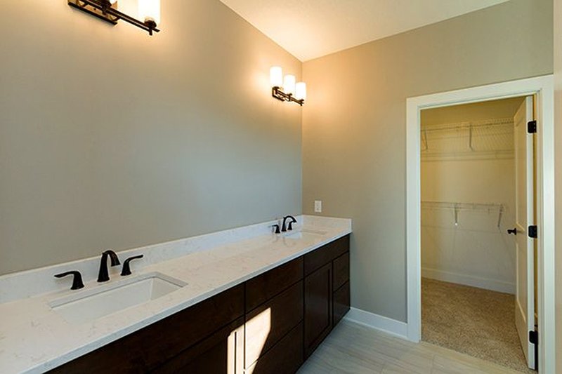 House Design - Interior - Master Bathroom 1 for Ranch House Plan #70-1458 - 2 bed, 2 bath