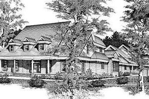 Traditional Exterior - Front Elevation Plan #329-327