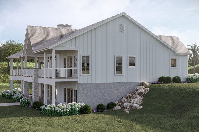Architectural House Design - Exterior - Other Elevation for Beach House Plan #455-794 - 2 bed, 2 bath