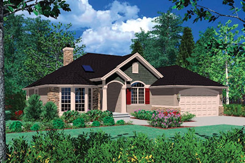 House Design - Traditional Exterior - Front Elevation Plan #48-406