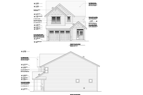 Exterior - Other Elevation for Craftsman House Plan #53-687 - 4 bed, 2.5 bath