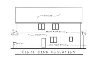 Exterior - Other Elevation for European House Plan #20-1657 - 3 bed, 3 bath