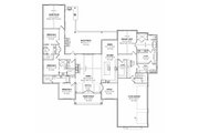 European Style House Plan - 4 Beds 4.5 Baths 3697 Sq/Ft Plan #1096-145 