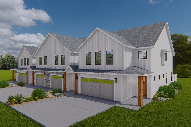 House Design - Exterior - Front Elevation 4 for Farmhouse House Plan #1060-320 - 12 bed, 8 bath