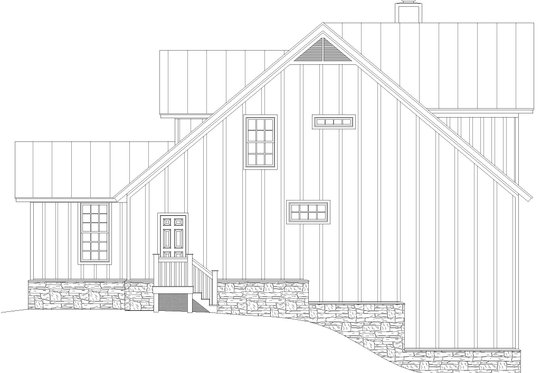 Exterior - Other Elevation for Country House Plan #932-348 - 3 bed, 3 bath