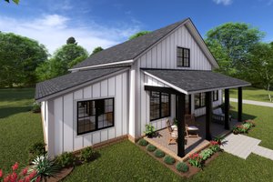 Exterior - Other Elevation for Barndominium House Plan #513-2225 - 3 bed, 2 bath