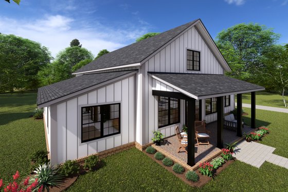 Exterior - Other Elevation for Barndominium House Plan #513-2225 - 3 bed, 2 bath