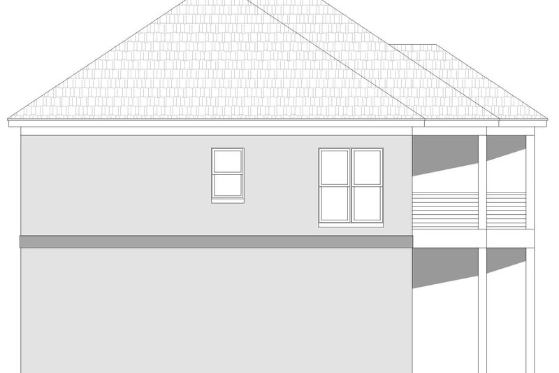 Dream House Plan - Exterior - Other Elevation for Southern House Plan #932-581 - 1 bed, 1.5 bath