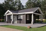 Traditional Style House Plan - 0 Beds 1 Baths 499 Sq/Ft Plan #1106-22 