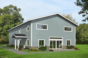 Modern Exterior - Front Elevation Plan #117-903