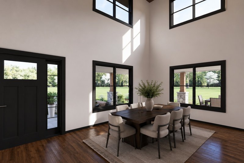 House Blueprint - Interior - Dining Room for Barndominium House Plan #1064-492 - 4 bed, 3.5 bath
