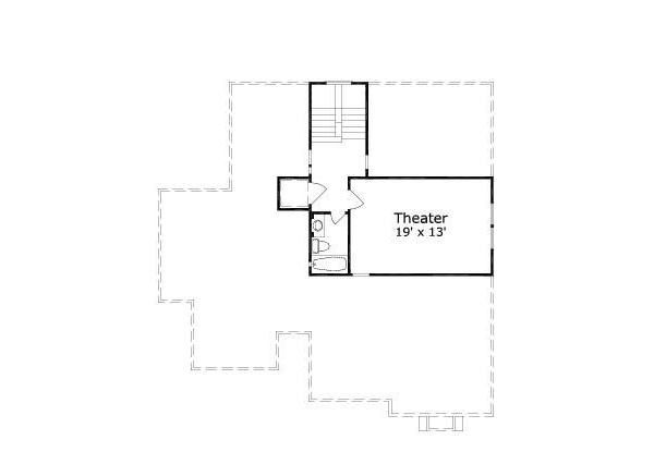 European Floor Plan - Other Floor Plan #411-354