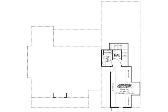 Floor Plan - Other Floor for Farmhouse House Plan #430-392 - 3 bed, 2.5 bath