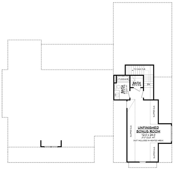House Blueprint - Farmhouse Floor Plan - Other Floor Plan #430-392