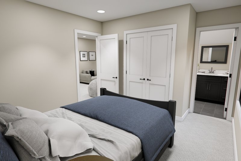 House Design - Interior - Bedroom 5 for Farmhouse House Plan #51-1360 - 4 bed, 3.5 bath