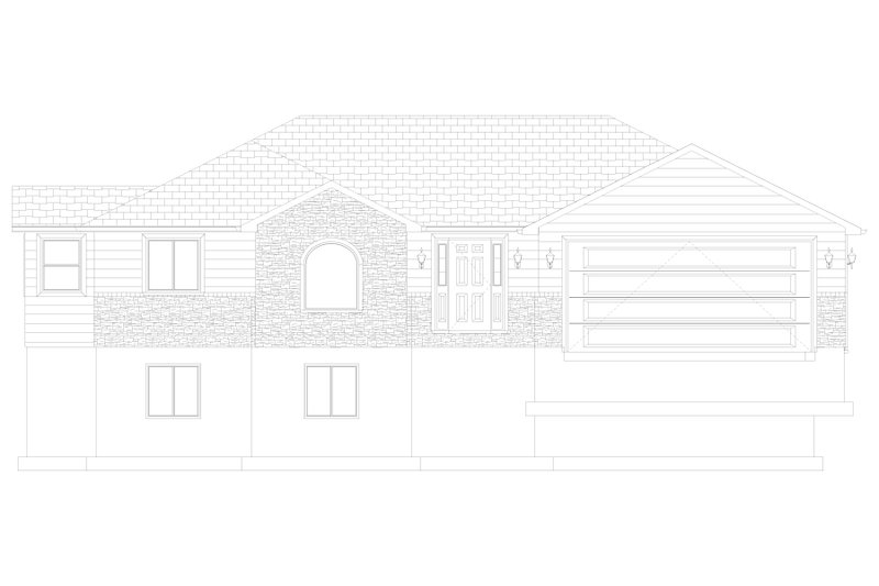 Home Plan - Exterior - Front Elevation 3 for Craftsman House Plan #1060-271 - 3 bed, 2 bath