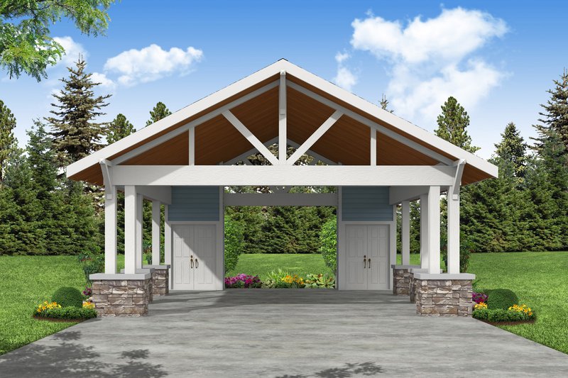 Dream House Plan - Craftsman Exterior - Front Elevation Plan #124-1226