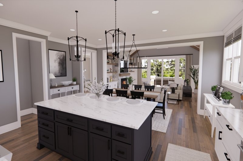 House Plan Design - Interior - Kitchen for Farmhouse House Plan #51-1565 - 4 bed, 2.5 bath