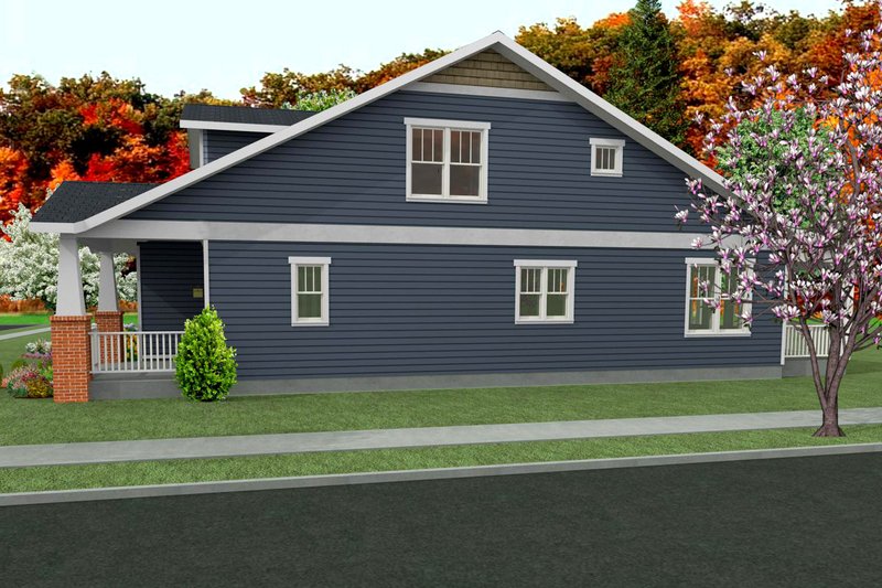 House Plan Design - Exterior - Other Elevation for Craftsman House Plan #461-41 - 4 bed, 3.5 bath