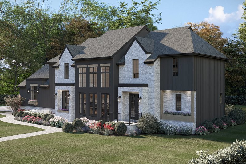 Home Plan - Exterior - Other Elevation 2 for Cottage House Plan #455-806 - 3 bed, 4 bath