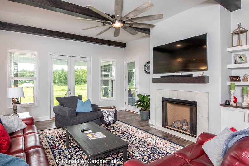 House Plan Design - Interior - Family Room 2 for Farmhouse House Plan #929-1086 - 3 bed, 2.5 bath