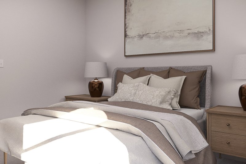 House Blueprint - Interior - Master Bedroom for Traditional House Plan #455-728 - 3 bed, 2 bath