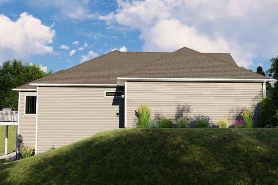 Exterior - Other Elevation 1 for Ranch House Plan #1064-86 - 2 bed, 2 bath