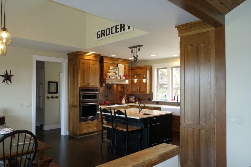 Architectural House Design - Interior - Kitchen for Craftsman House Plan #124-1005 - 2 bed, 2 bath