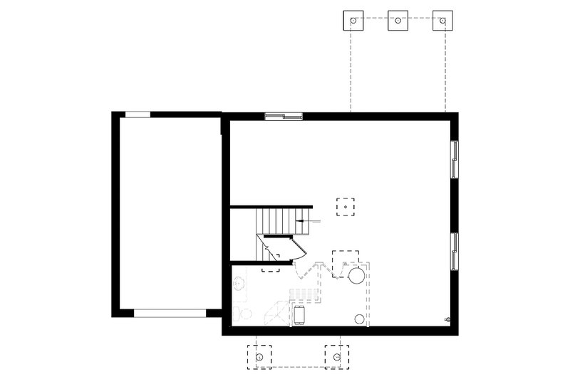 Dream House Plan - Unfinished Basement Foundation