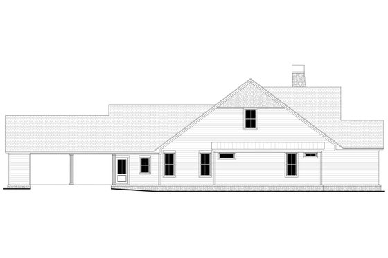 Exterior - Other Elevation for Farmhouse House Plan #430-274 - 4 bed, 3.5 bath