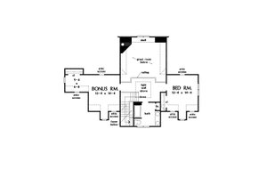 Floor Plan - Upper Floor for Farmhouse House Plan #929-1116 - 3 bed, 3 bath