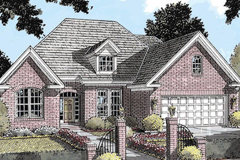 Dream House Plan - Traditional Exterior - Front Elevation Plan #20-179