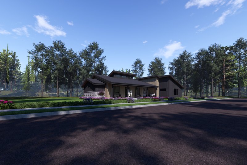 Home Plan - Exterior - Other Elevation 1 for Modern House Plan #1069-45 - 3 bed, 2.5 bath
