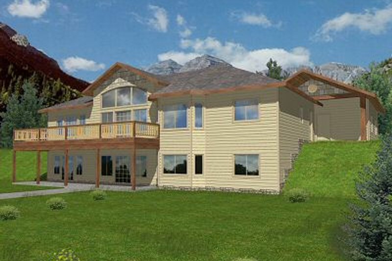Dream House Plan - Modern Exterior - Front Elevation Plan #117-531