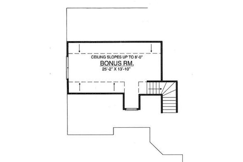 House Design - Floor Plan - Other Floor for Ranch House Plan #40-132 - 4 bed, 2.5 bath