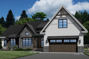 Farmhouse Exterior - Front Elevation Plan #51-1230