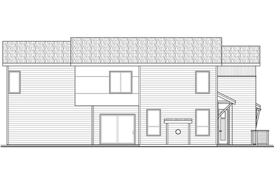 Exterior - Other Elevation House Plan #124-1004 - 3 bed, 3 bath