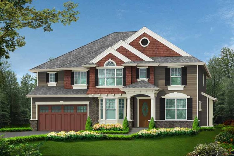 Home Plan - Craftsman Exterior - Front Elevation Plan #132-441