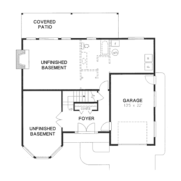 Dream House Plan - Traditional Floor Plan - Lower Floor Plan #18-9033