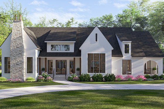 Exterior - Other Elevation for Cottage House Plan #455-678 - 3 bed, 2.5 bath