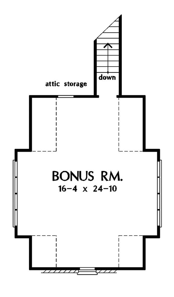 Architectural House Design - Craftsman Floor Plan - Other Floor Plan #929-407