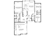 Adobe / Southwestern Style House Plan - 3 Beds 2 Baths 1540 Sq/Ft Plan #1061-19 