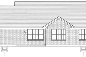 Exterior - Rear Elevation for Cottage House Plan #46-926 - 4 bed, 2 bath