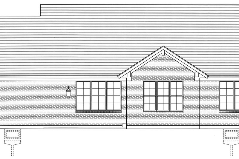 Dream House Plan - Exterior - Rear Elevation for Cottage House Plan #46-926 - 4 bed, 2 bath