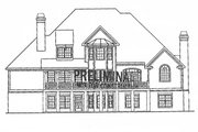 European Style House Plan - 4 Beds 3.5 Baths 3558 Sq/Ft Plan #927-359 Exterior 