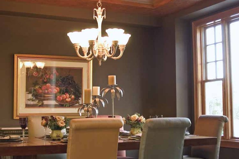 House Design - Interior - Dining Room for Classical House Plan #51-657 - 3 bed, 2.5 bath