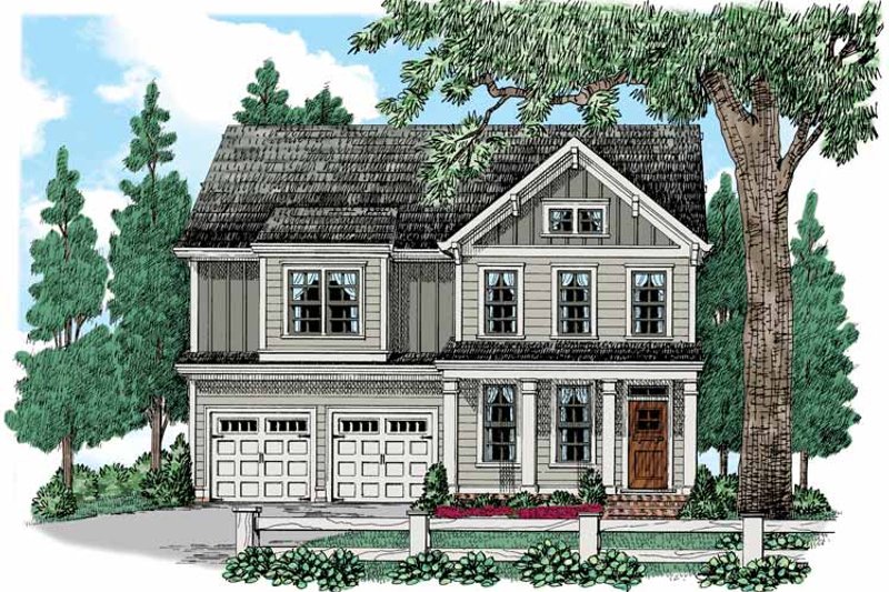 House Plan Design - Country Exterior - Front Elevation Plan #927-941